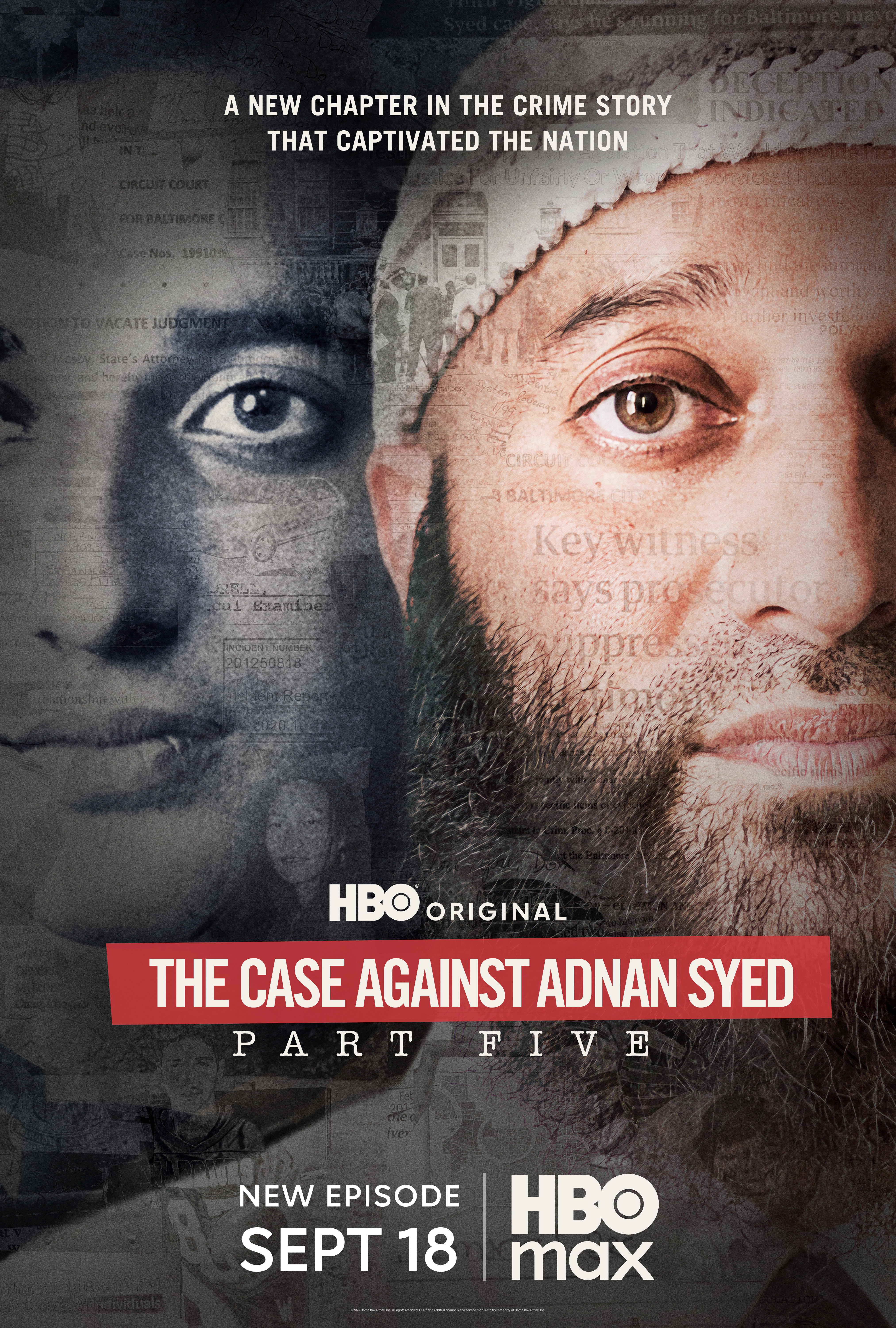 HBOオリジナルドキュメンタリーシリーズの新しいエピソードThe Case Against Adnan Syed Debuts 9月18日