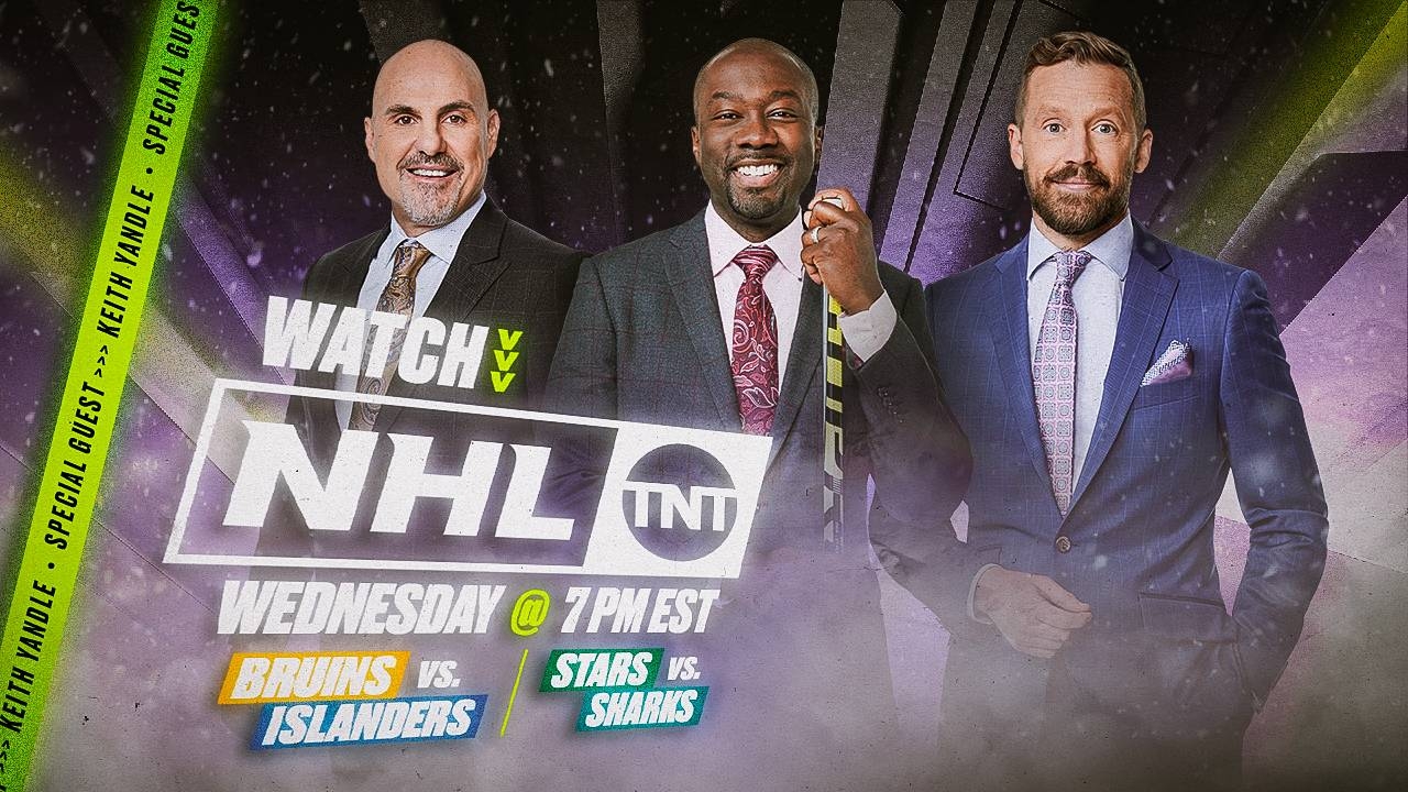 NHL on TNT - Bruins vs. NY Islanders &amp; Stars vs. Sharks - Wednesday, Jan. 18