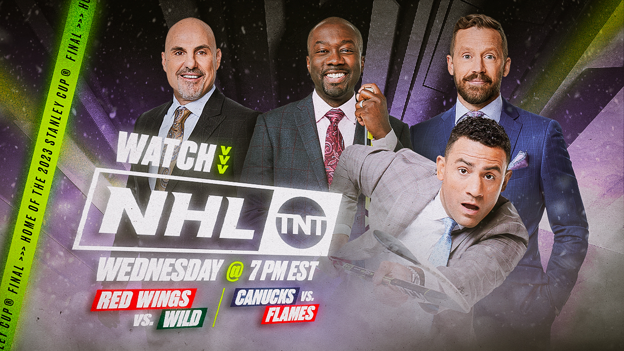 NHL on TNT - Red Wings vs. Wild & Canucks vs. Flames - Wednesday, Dec. 14