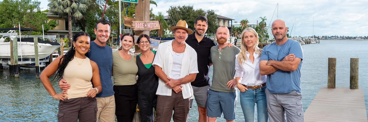  New Season of HGTV's Blockbuster Renovation Competition Series ROCK THE BLOCK Features Waterfront Homes and Four Returning Teams Battling for Redemption