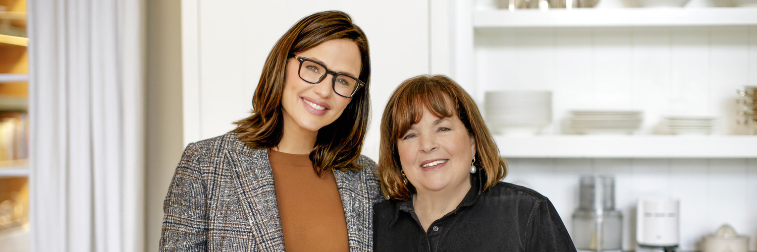 Jennifer Garner and Ina Garten in Be My Guest with Ina Garten