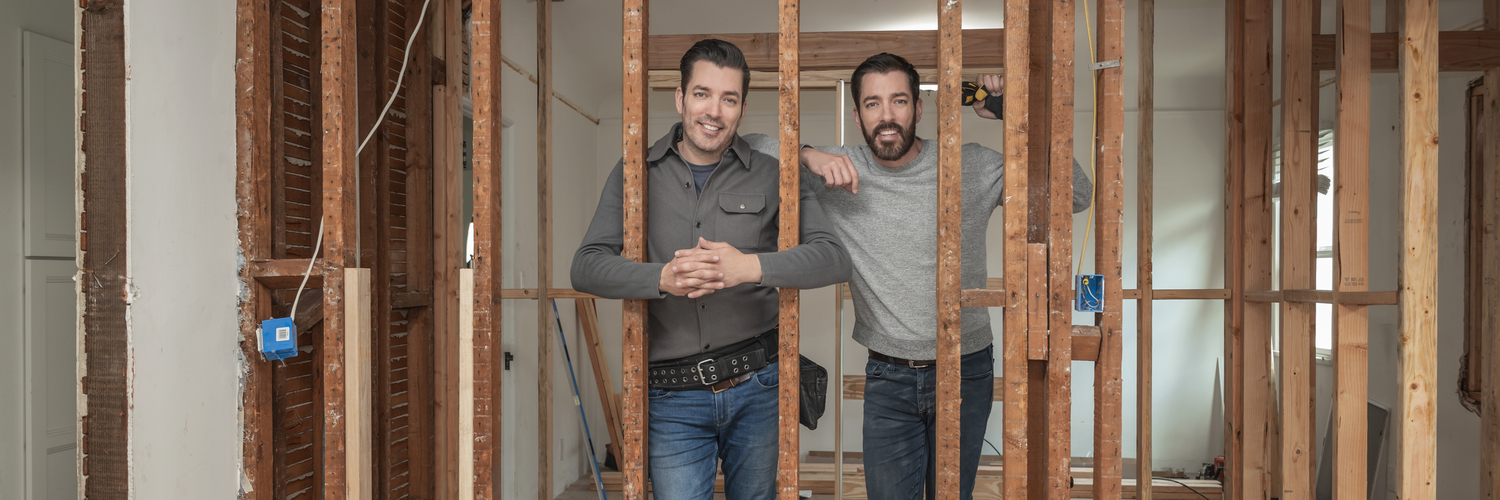 Jonathan and Drew Scott from HGTV's 'Don't Hate Your House with the Property Brothers'
