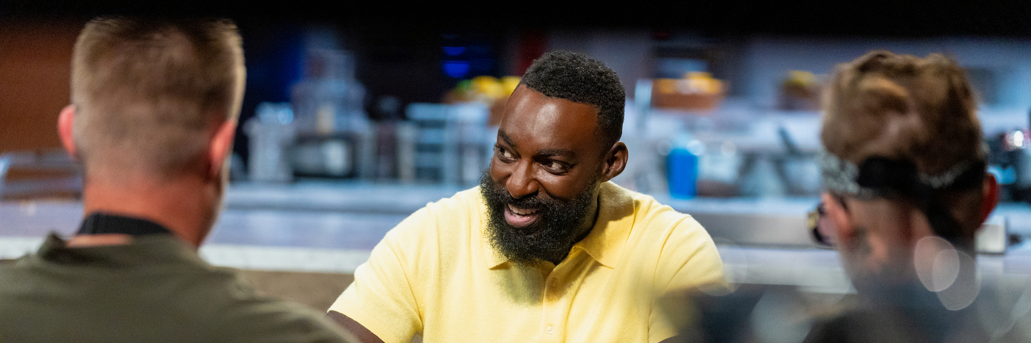 Host Eric Adjepong on Season 2 of Food Network's Wildcard Kitchen