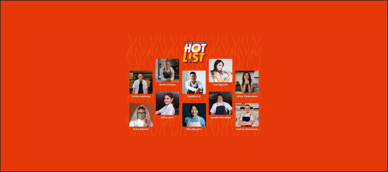 Food Network Hot List 2025