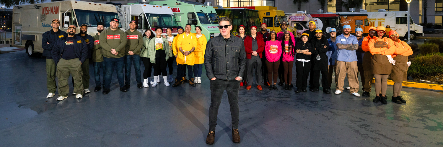 Tyler Florence and the teams from The Great Food Truck Race Truckin' Awesome on Food Network
