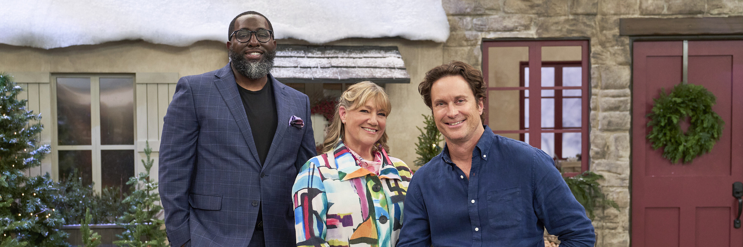 Judges Michael Ford and Gale Gand with Host Oliver Hudson