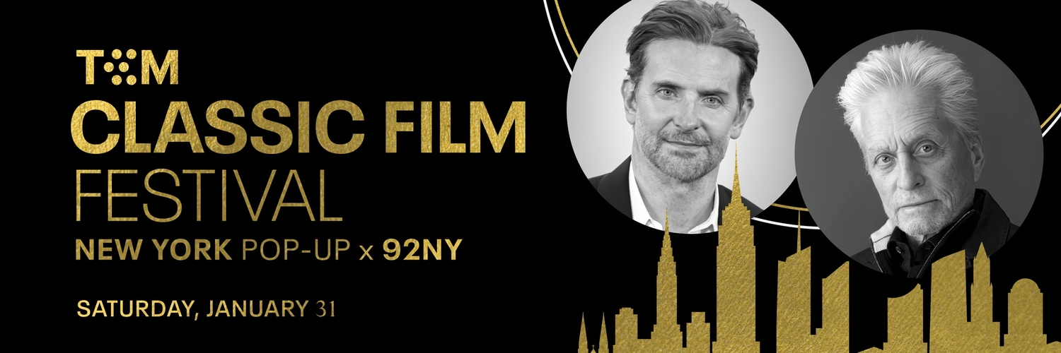 Bradley Cooper and Michael Douglas to Headline “TCM + 92NY Love NYC” on January 31, 2026