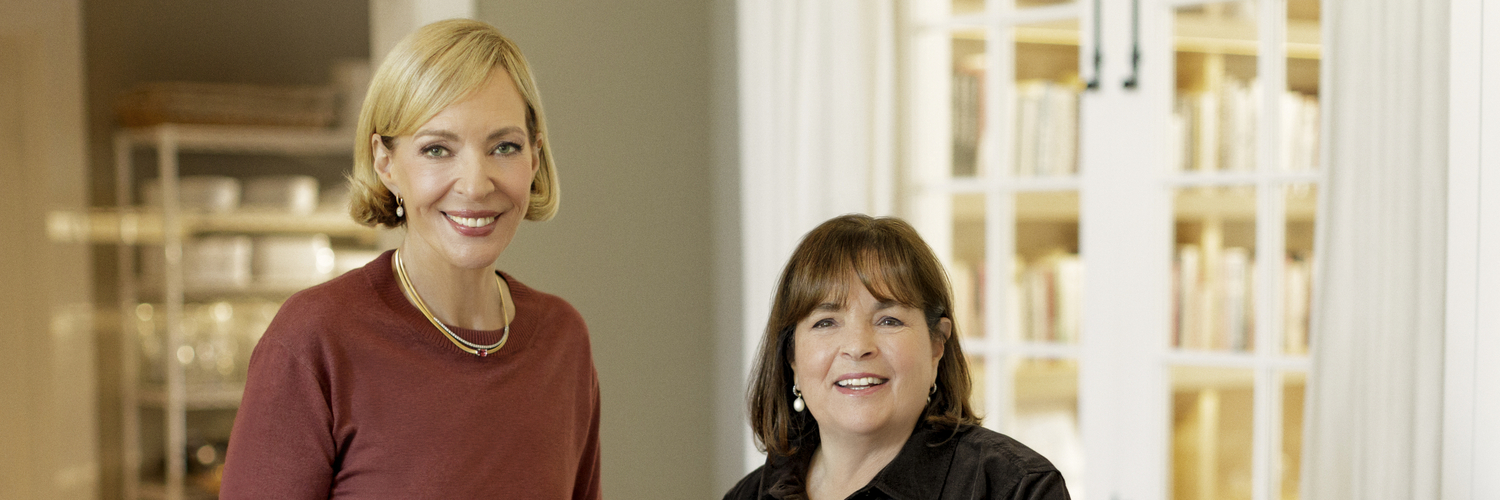 Allison Janney and Ina Garten in Be My Guest with Ina Garten