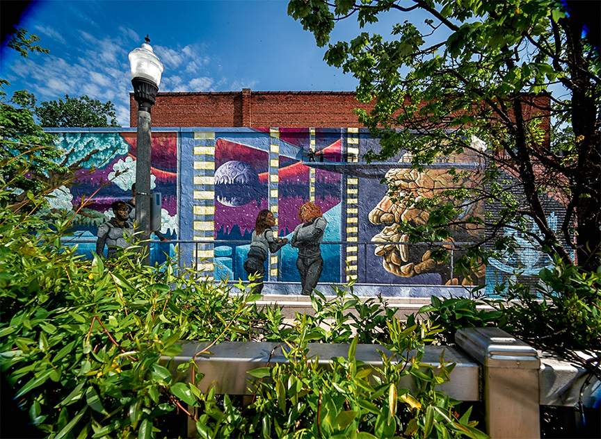 Adult Swim Mural Project and Living Walls Unveil New Artwork