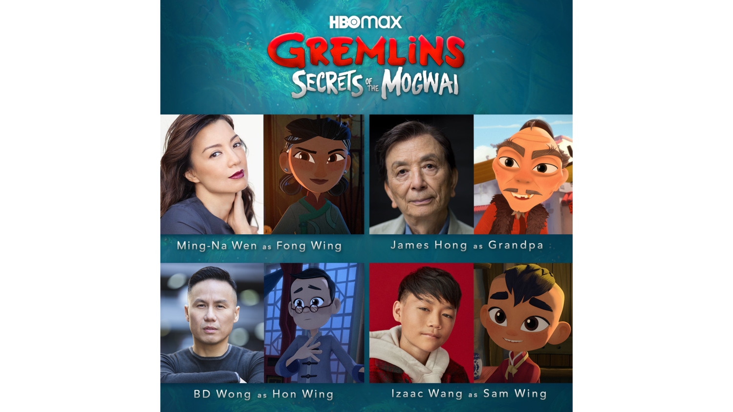 First Character Images Revealed from the UpcomingHBO Max Animated Series Gremlins: Secrets of the Mogwai