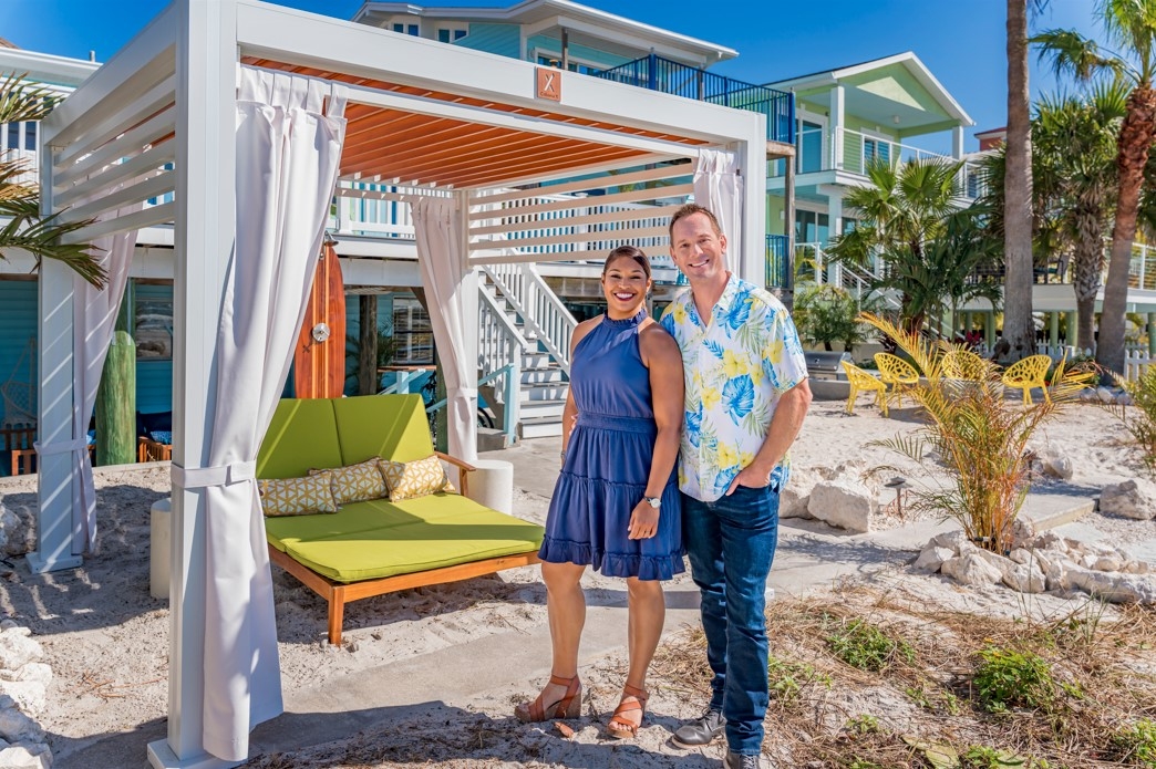 Brian and Mika Kleinschmidt Kick Off New Season of HGTV Hit Series '100 Day Dream Home' With Two-Episode Special '100 Day Dream Home: Beachfront Hotel'