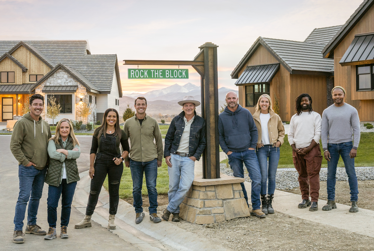 Powerhouse Home Renovation Stars Battle It Out in Biggest Season Yet of HGTV Competition Series 'Rock The Block'