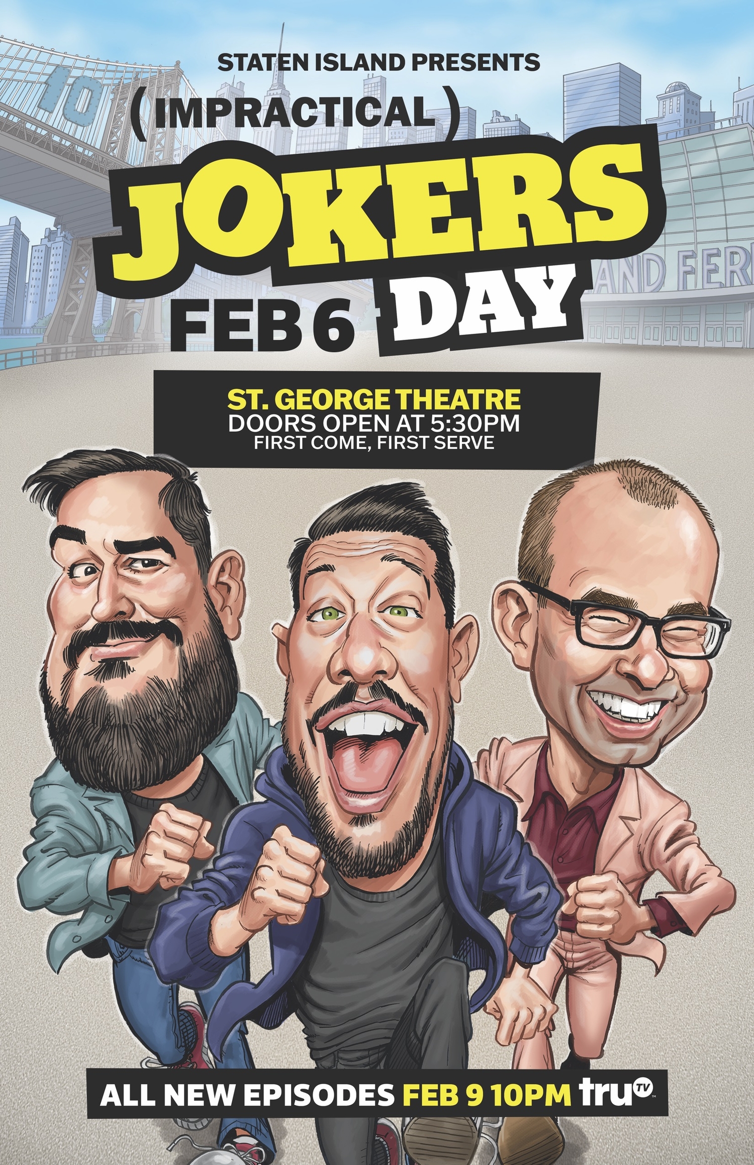 truTV's "Impractical Jokers" Receive Dedicated Day From Hometown of Staten Island on February 6 AT 6:30PM ET/PT