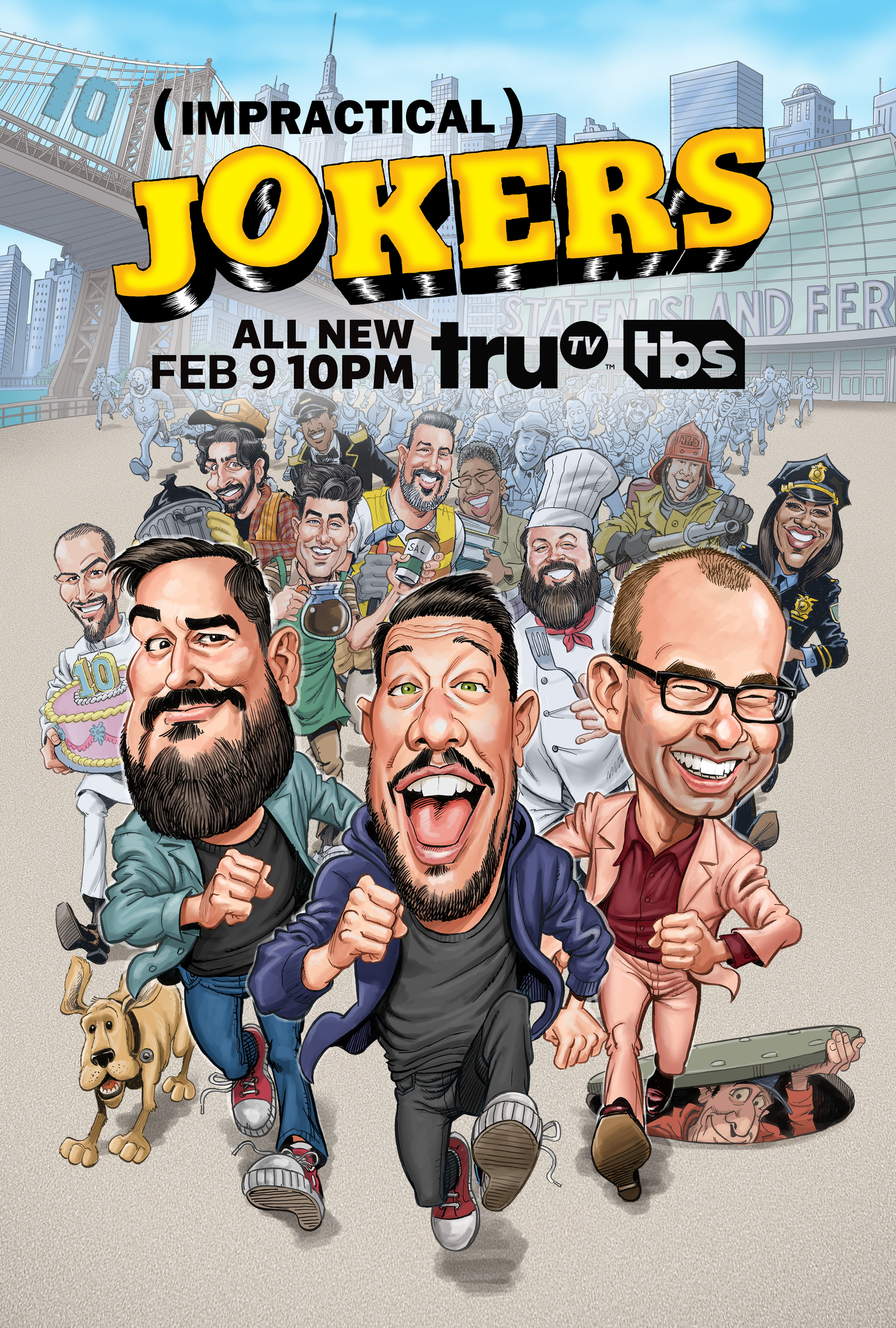 TruTV's "Impractical Jokers" Grows Footprint by Simulcasting Entire New 10th Season Across TruTV and TBS Beginning February 9 at 10:00PM ET/PT