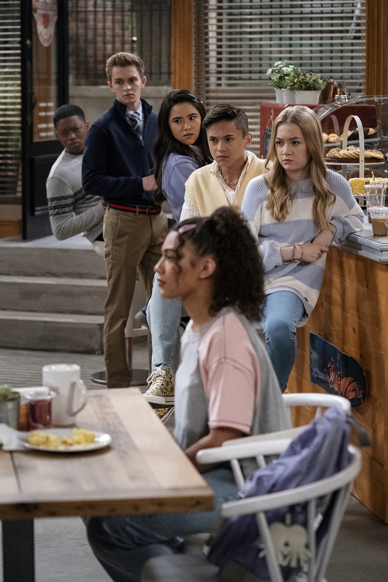 Gavin Lewis, Jolie Hoang Rappaport, Adrian Matthew Escalona, Dior Goodjohn