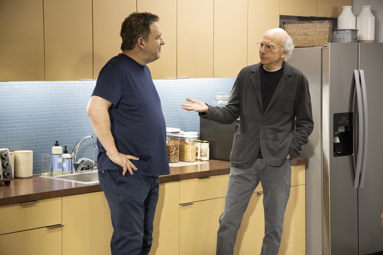 Jeff Garlin, Larry David