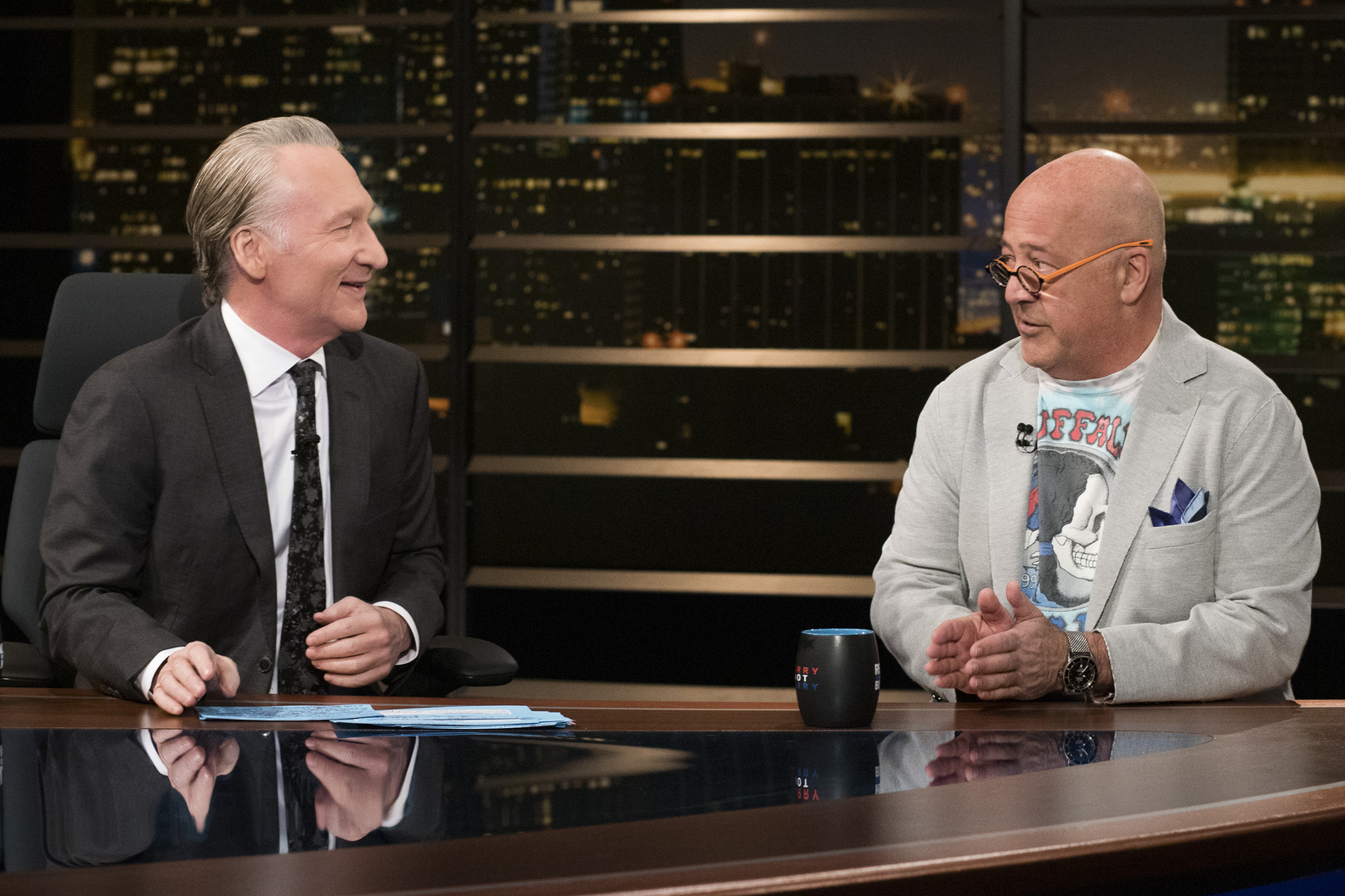 Bill Maher, Andrew Zimmern