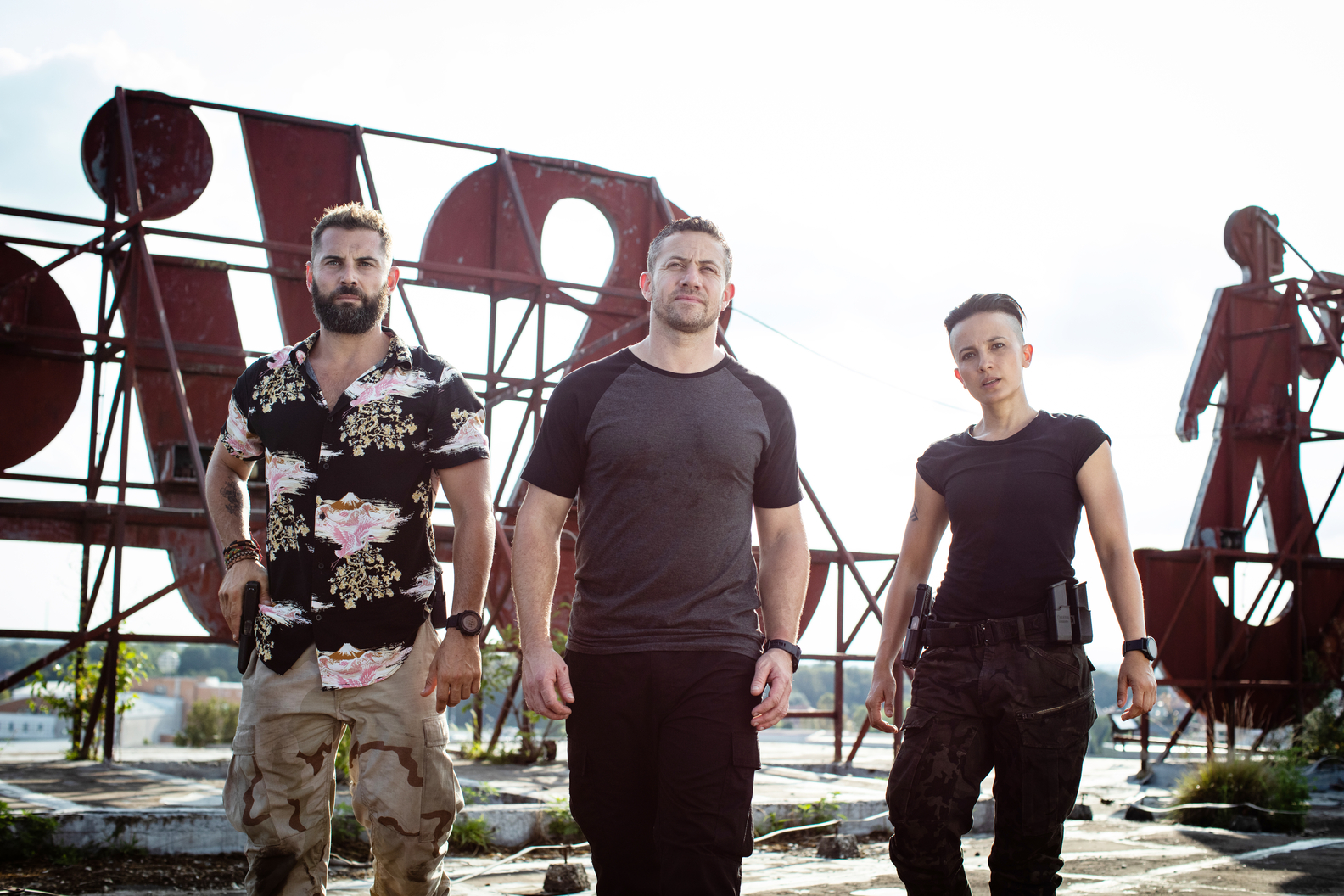Alin Sumarwata, Daniel MacPherson, Warren Brown