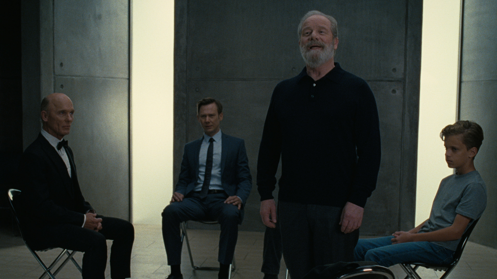 Ed Harris, Jimmi Simpson, Peter Mullan, Zayd Kiszonak