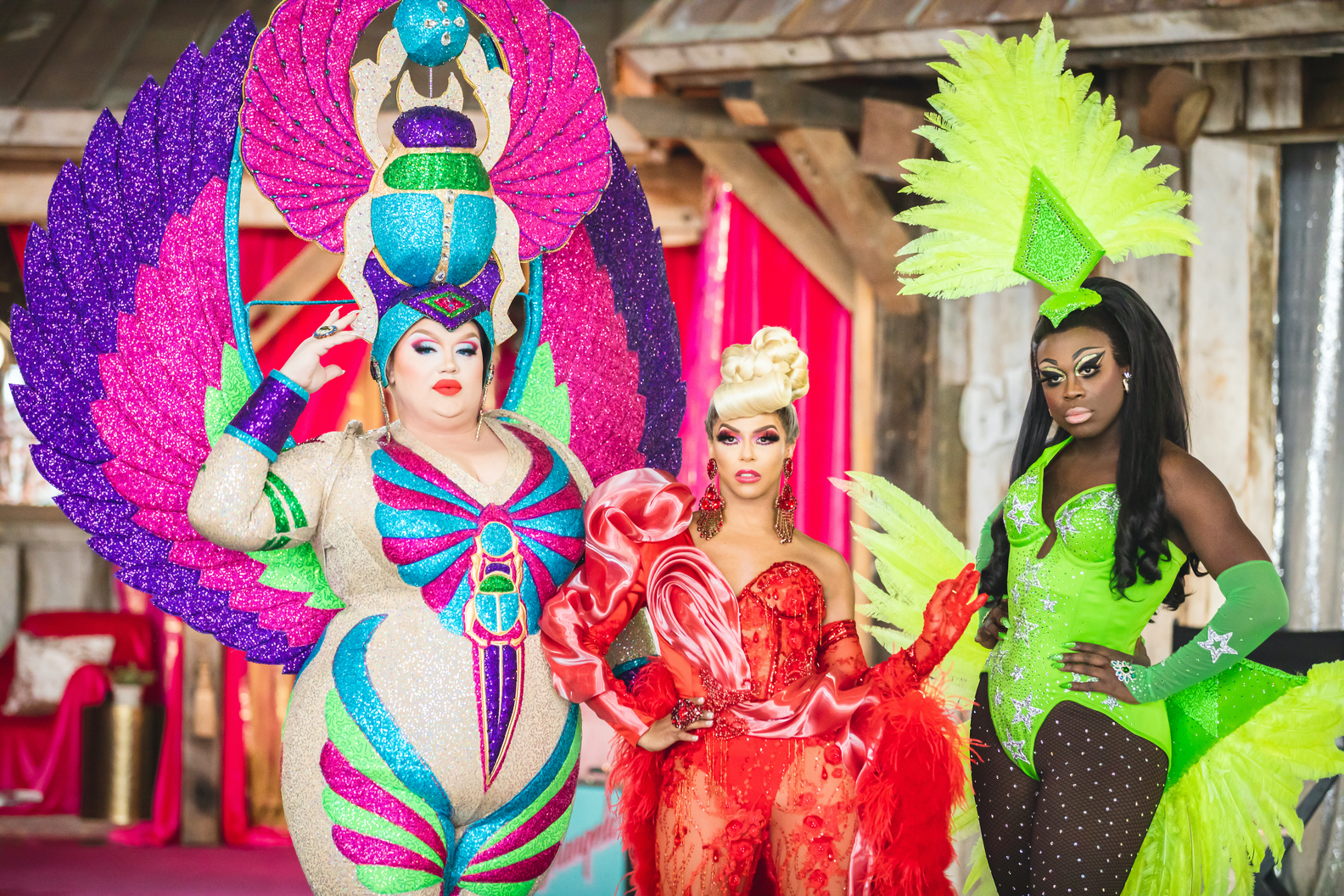 Eureka O'Hara, Shangela Laquifa Wadley, Bob the Drag Queen