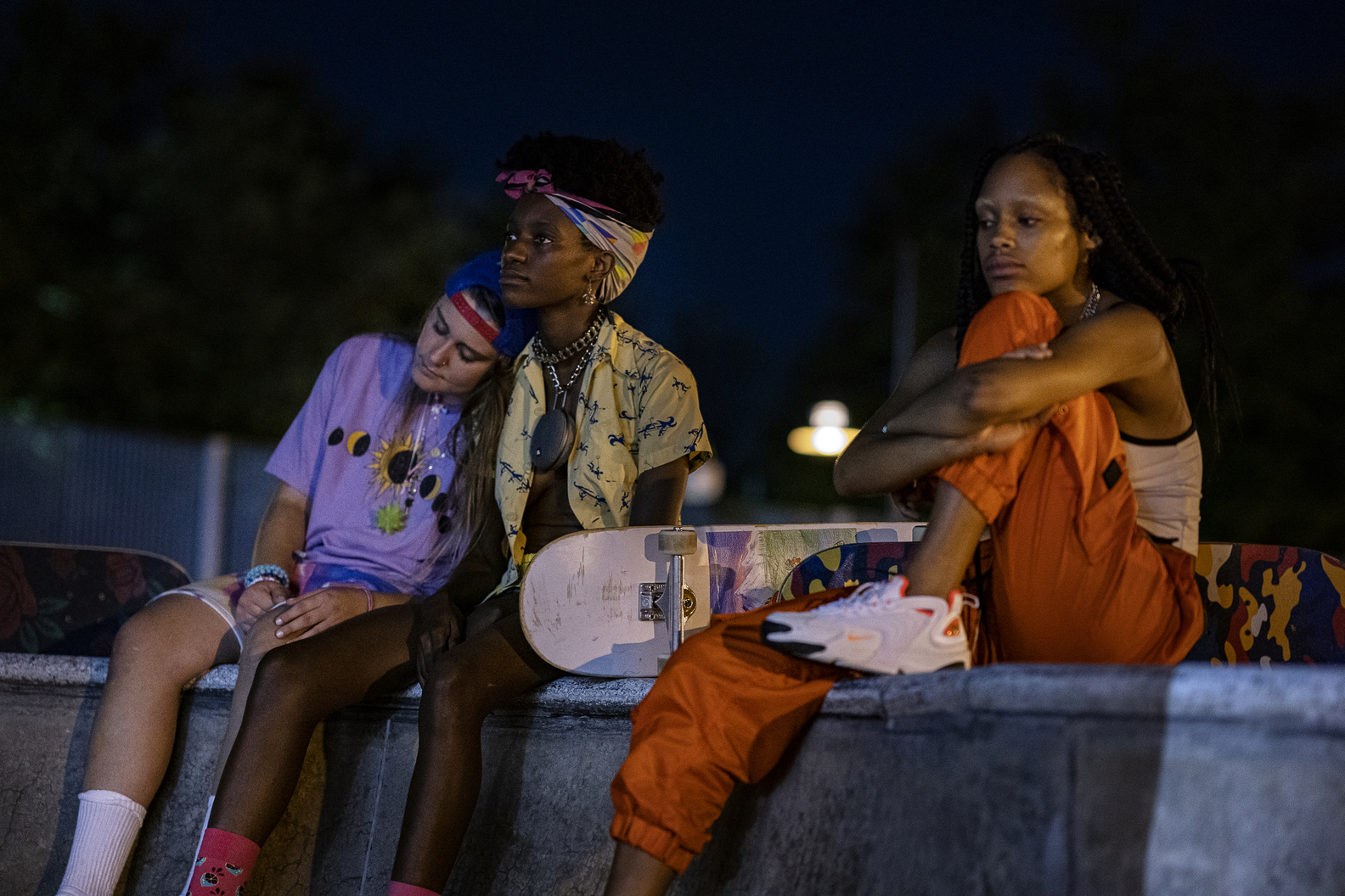 Nina Moran, Moonbear, Ajani Russell