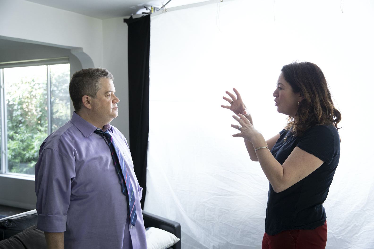 Patton Oswalt, director Liz Garbus