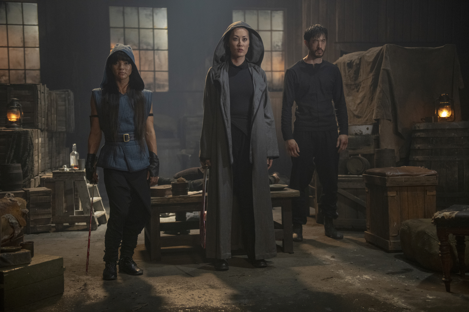 Jenny Umbhau, Olivia Cheng, Andrew Koji