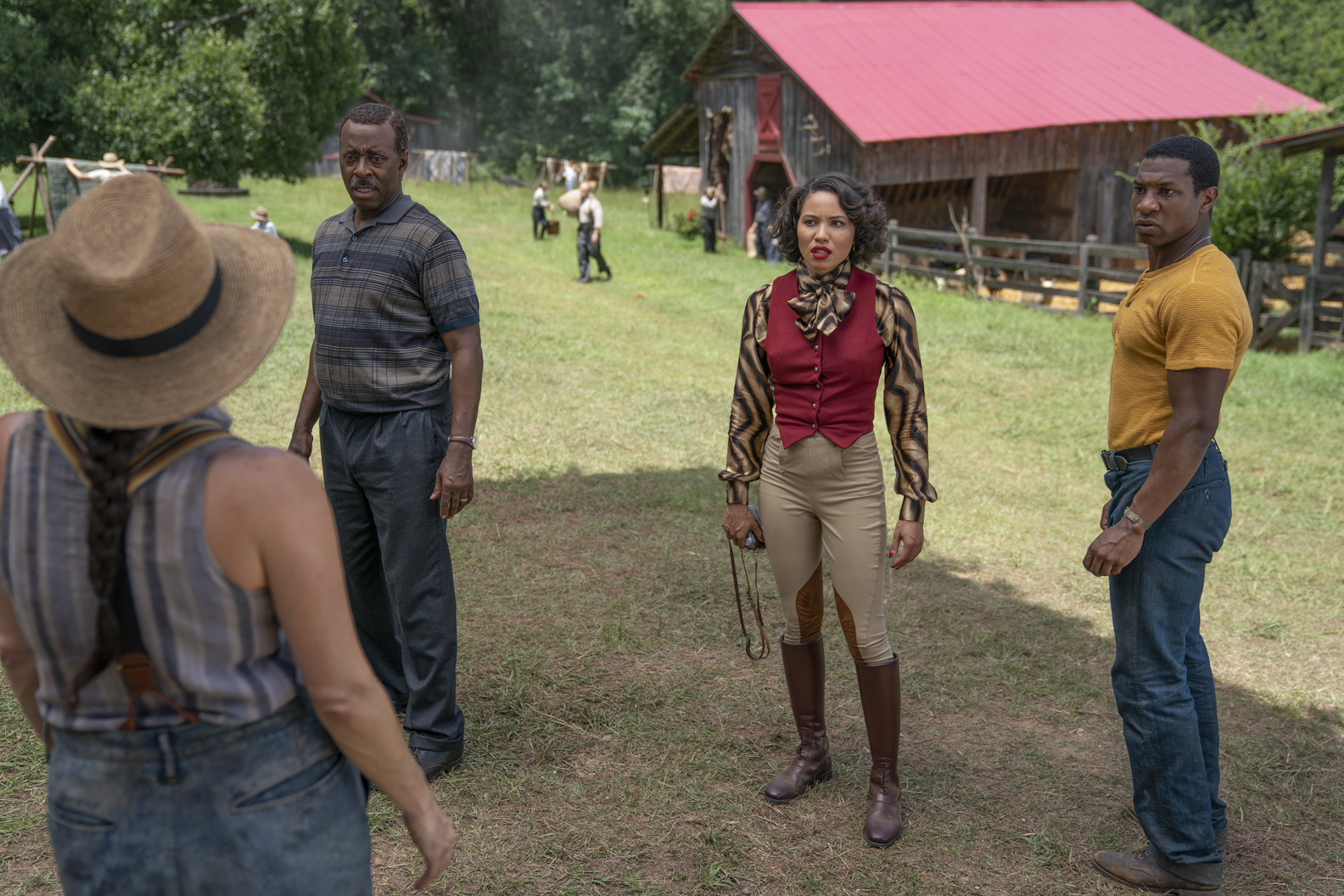 Courtney B. Vance, Jurnee Smollett, Jonathan Majors