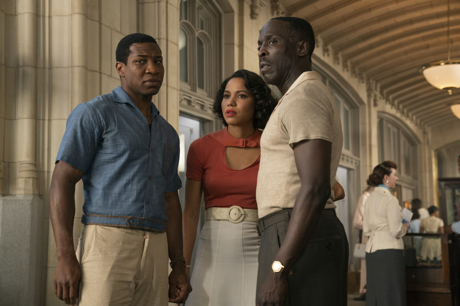 Jonathan Majors, Jurnee Smollett, Michael K. Williams