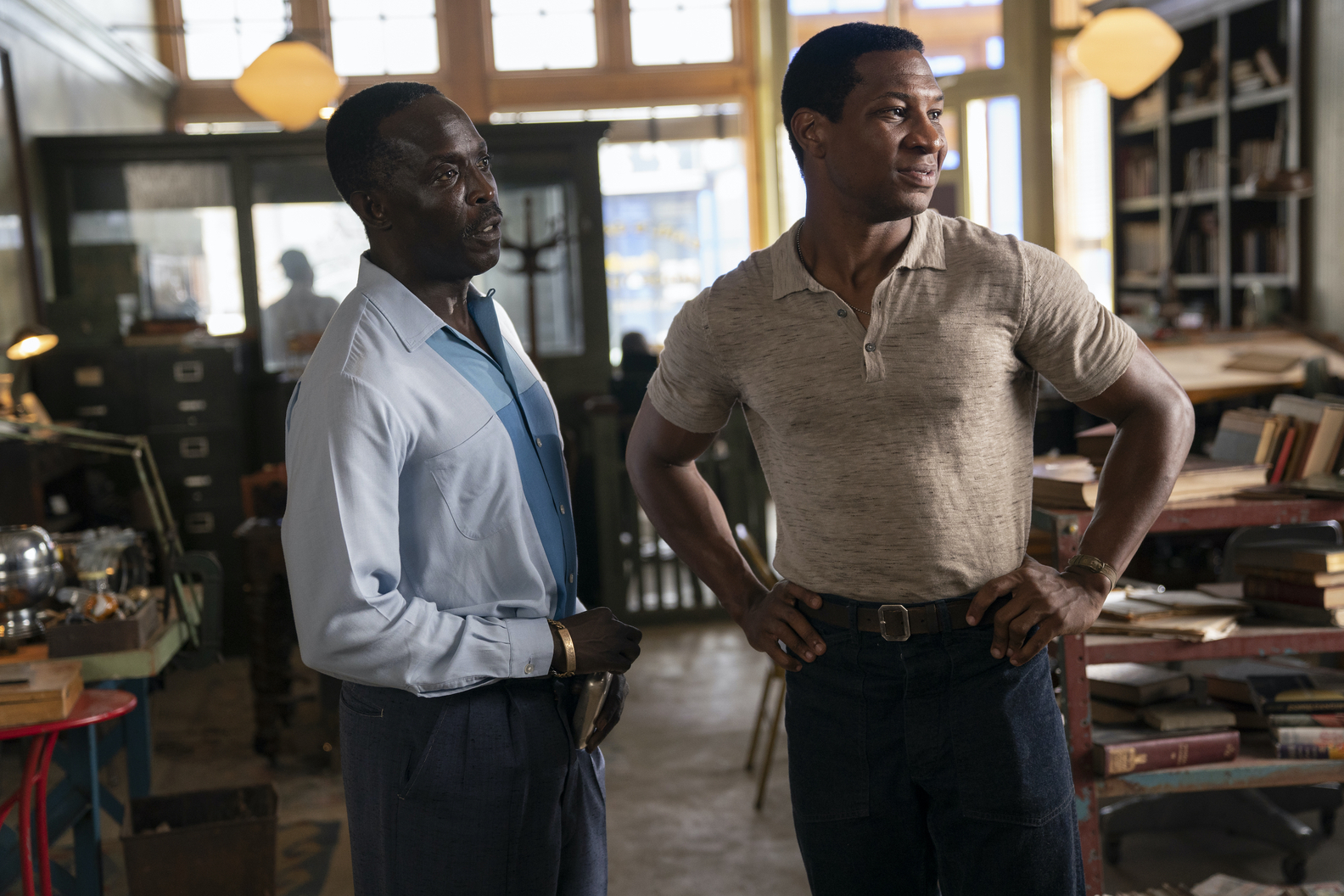 Michael K. Williams, Jonathan Majors