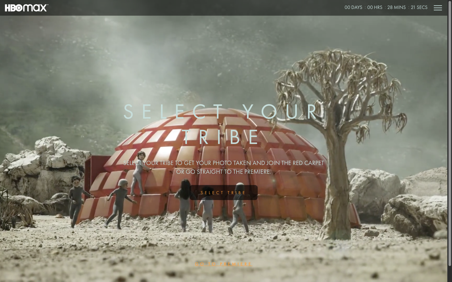 Raised by Wolves Premiere Virtual Lobby