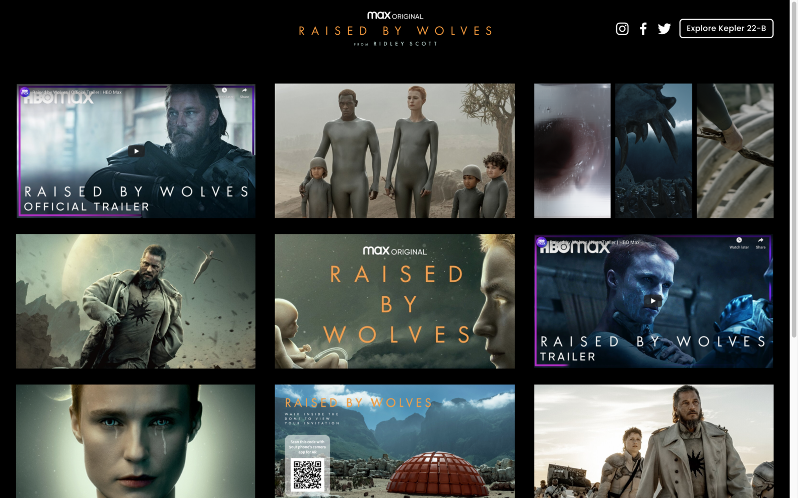 Raised by Wolves Premiere Digital Swag