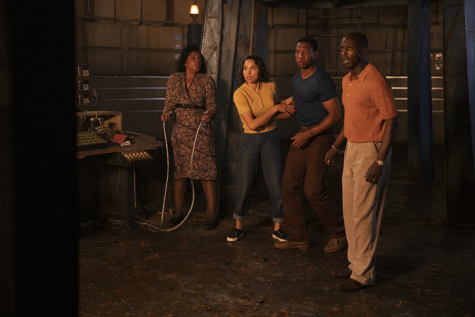 Aunjanue Ellis, Jurnee Smollett, Jonathan Majors, Michael K. Williams