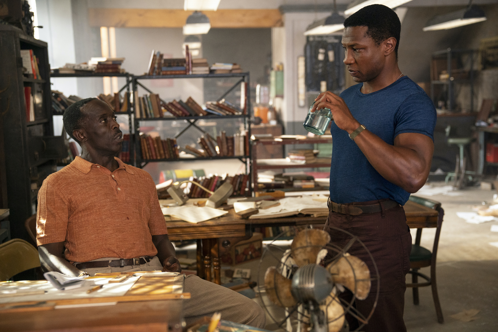 Michael K. Williams, Jonathan Majors