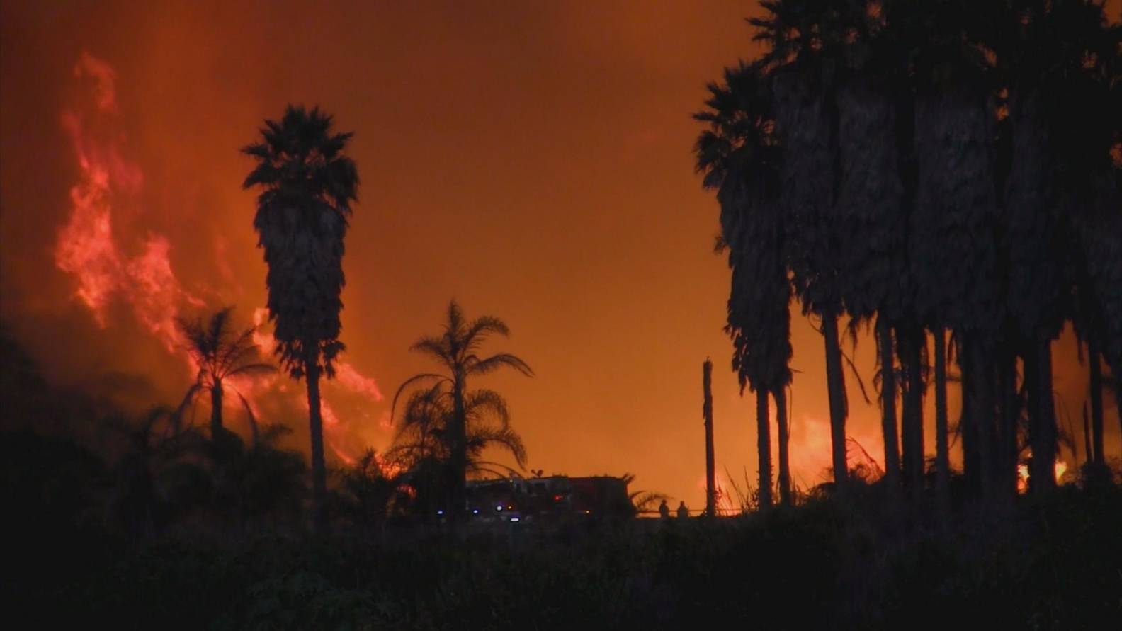 Thomas Fire in Ojai, CA