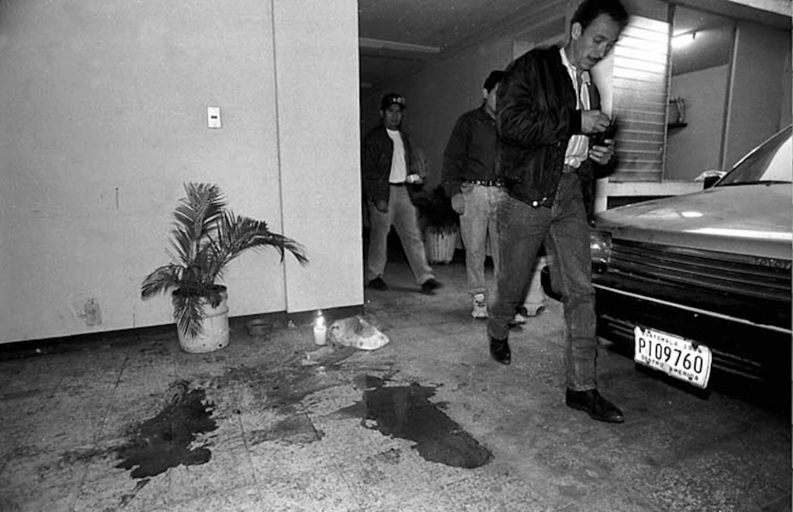 Crime scene in the parish house