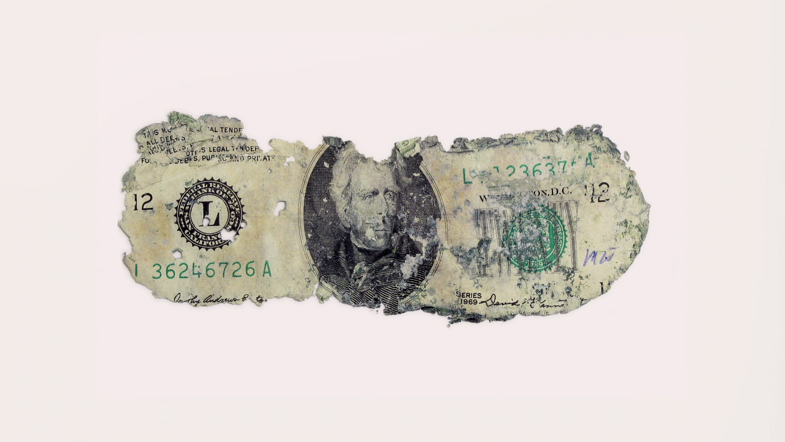 Recovered money from DB Cooper’s ransom