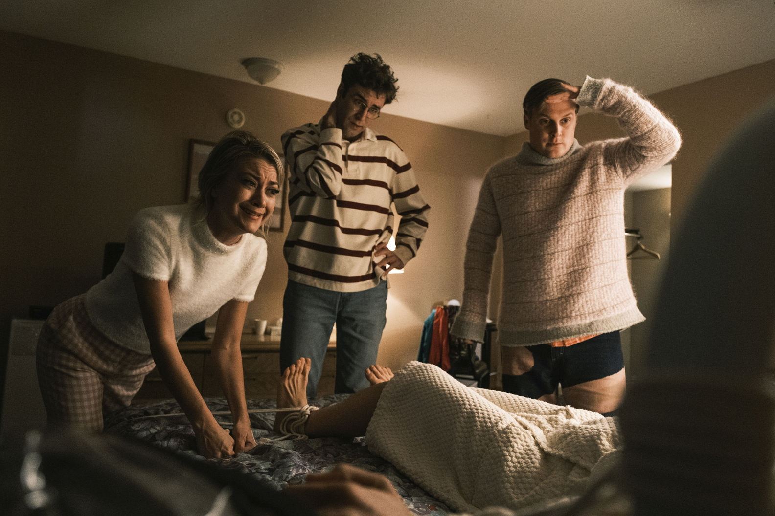 Meredith Hagner, John Reynolds, John Early  