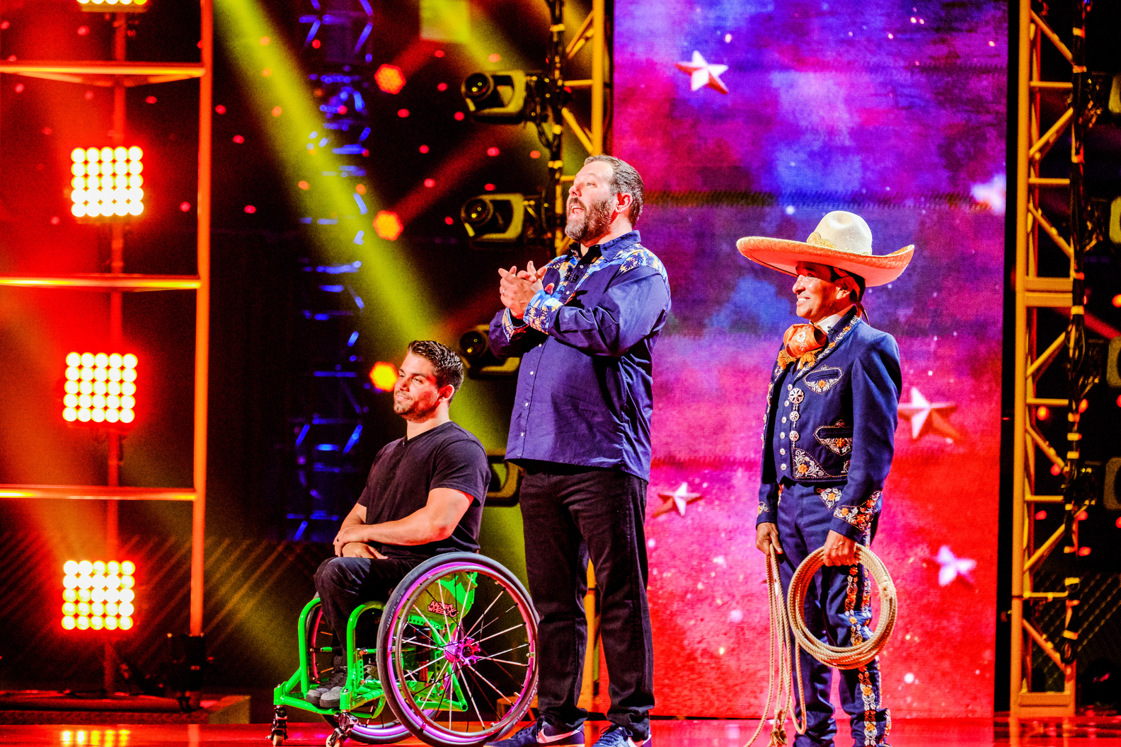 Aaron “Wheelz” Fotheringham, Bert Kreischer, Tomas Garcllazo 