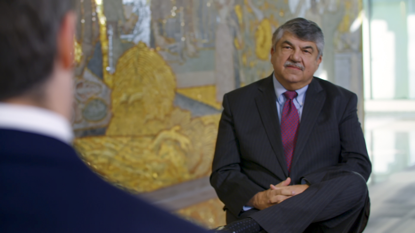 Axios National Political Correspondent Jonathan Swan; Richard Trumka, President, AFL-CIO
