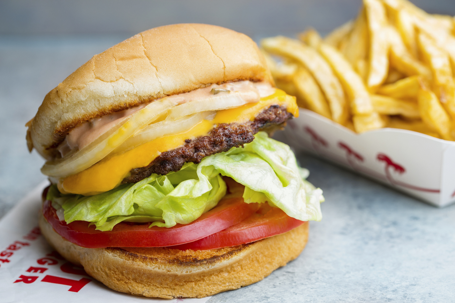Burger and Fries