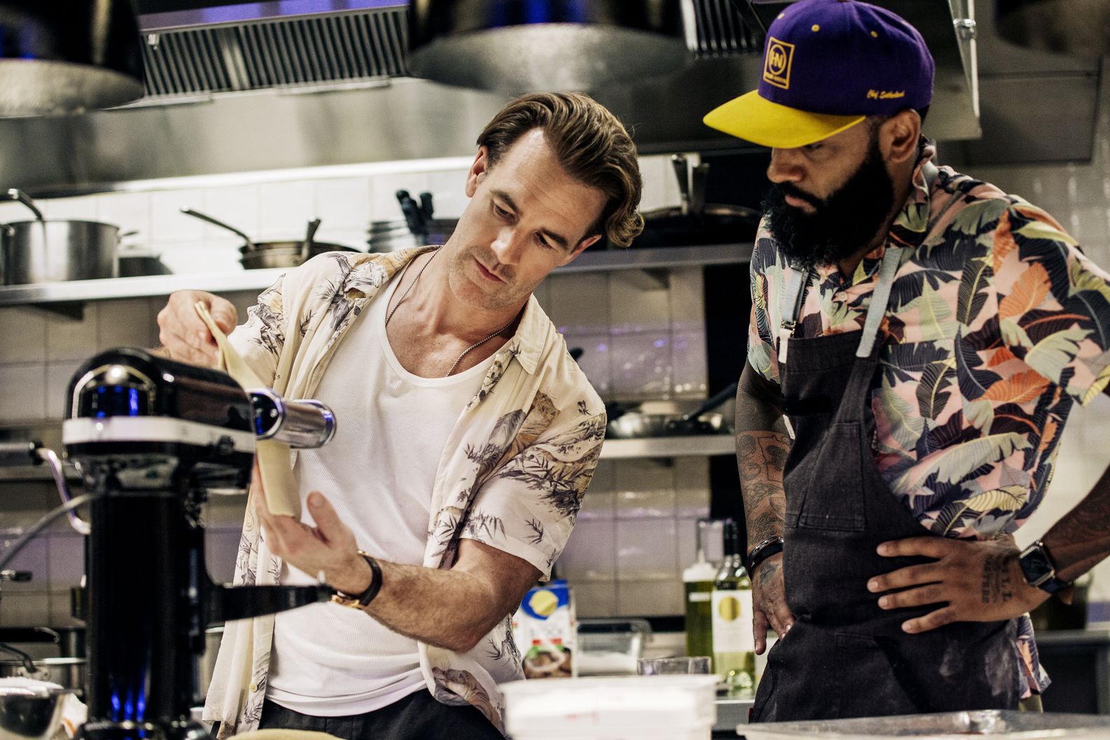 James Van Der Beek, Justin Sutherland 