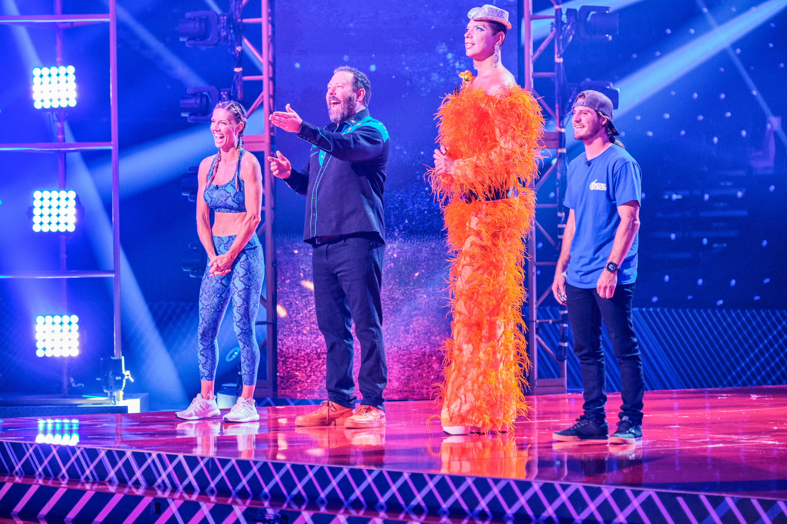 Callie Bundy, Bert Kreischer, Leonid the Magnificent, and Kurtis Downs 