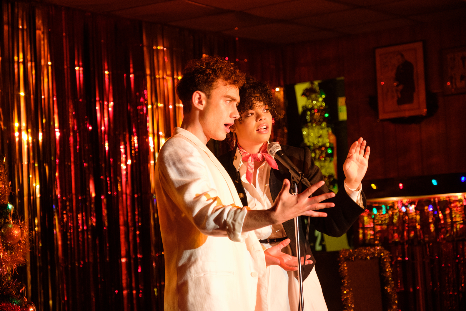 Olly Alexander and Lydia West 