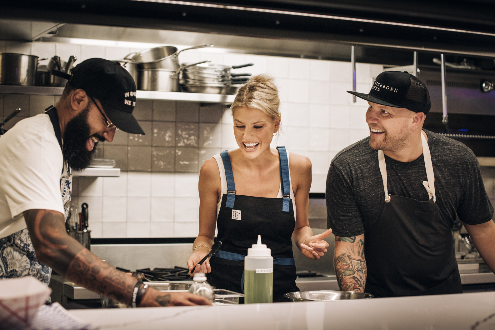 Justin Sutherland, Charlotte McKinney, Jeremy Ford 