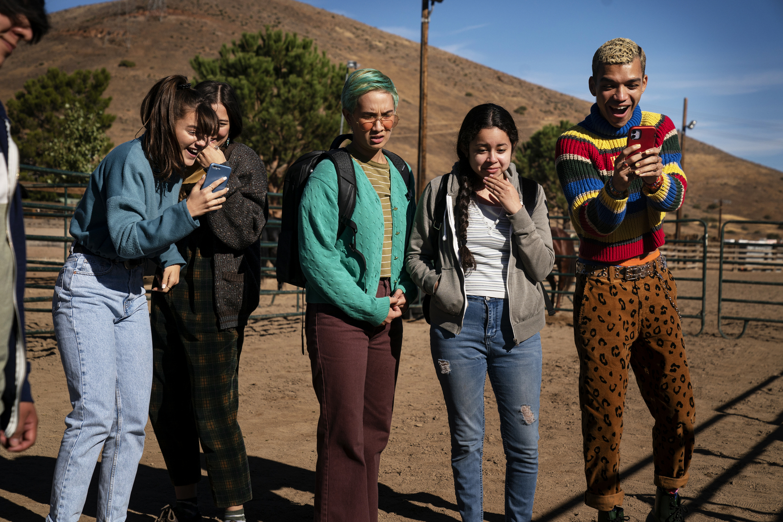 Justice Smith, Lukita Maxwell and Chloe East