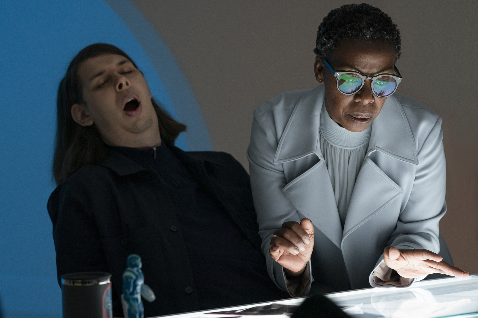 Matty Cardarople and Noma Dumezweni