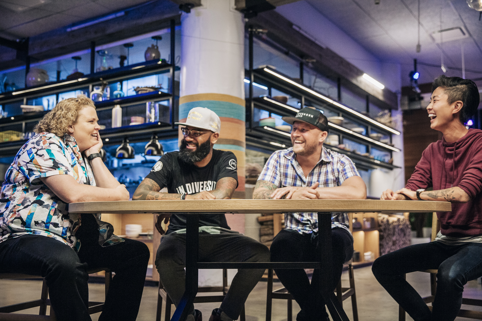 Fortune Feimster, Justin Sutherland, Jeremy Ford, Kristen Kish