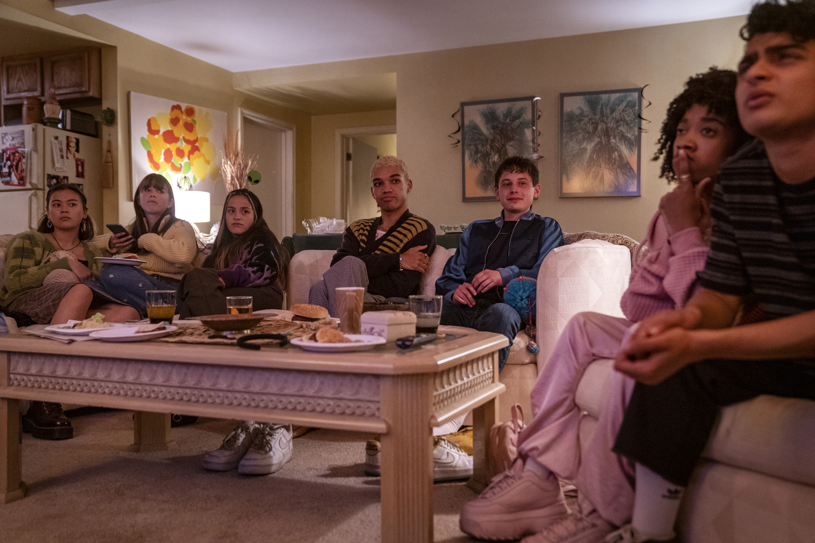Chloe East, Nathanya Alexander, Lukita Maxwell, Uly Schlesinger, Justice Smith, Chase Sui Wonders, Uly Schlesinger, Sydney Mae-Diaz