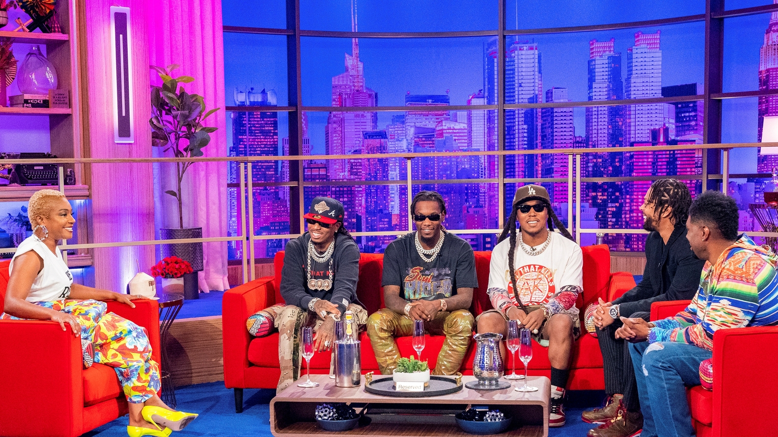 Tiffany Haddish, Quavo, Offset, Takeoff, DeRay Davis, Deon Cole 